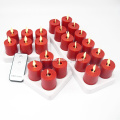 rechargebale flameless votive sompex flame led tea lights with timer